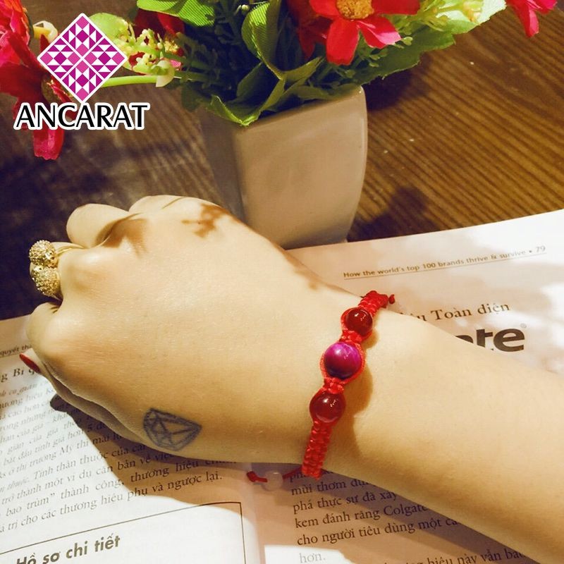 Vòng tay handmade ngũ hành phong thuỷ 3 hạt - ANCARAT | BigBuy360 - bigbuy360.vn