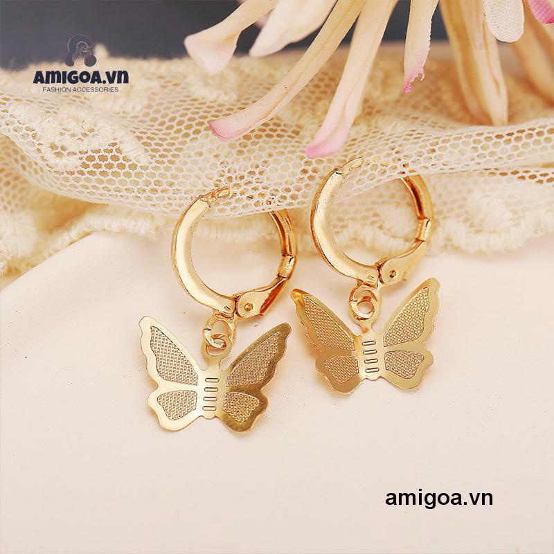 ✨✨Đôi khuyên tai hình bươm bướm sáng tạo thời trang