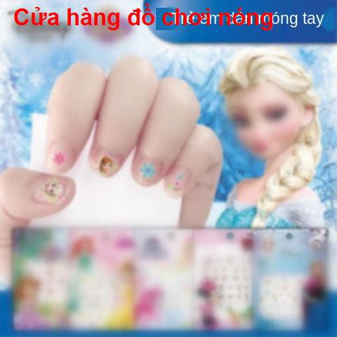 Miếng dán móng tay trẻ em bé gái thời trang chống thấm nước hoạt hình Hàn Quốc điểm dễ thương1