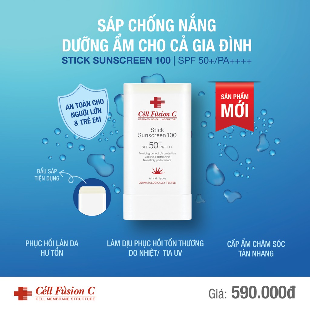 Sáp Chống Nắng Dạng Thỏi Cell Fusion C Stick Sunscreen 100 SPF50+/ PA++++ 19g [HSD: 9/12/2021 | BigBuy360 - bigbuy360.vn