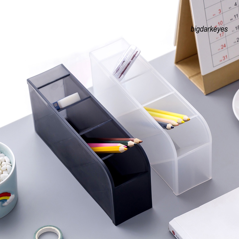 Hộp Đựng Bút / Cọ Trang Điểm Để Bàn Ốp