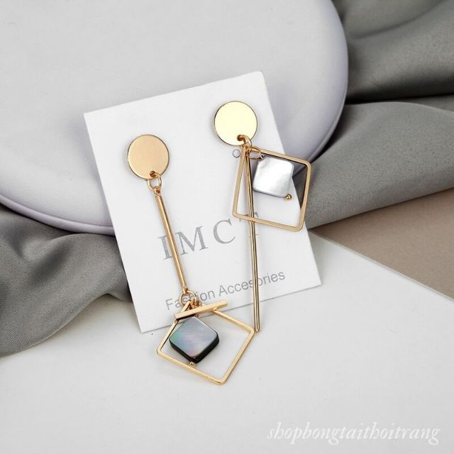 Khuyên Tai Nữ Dáng Dài Bất Đối Xứng