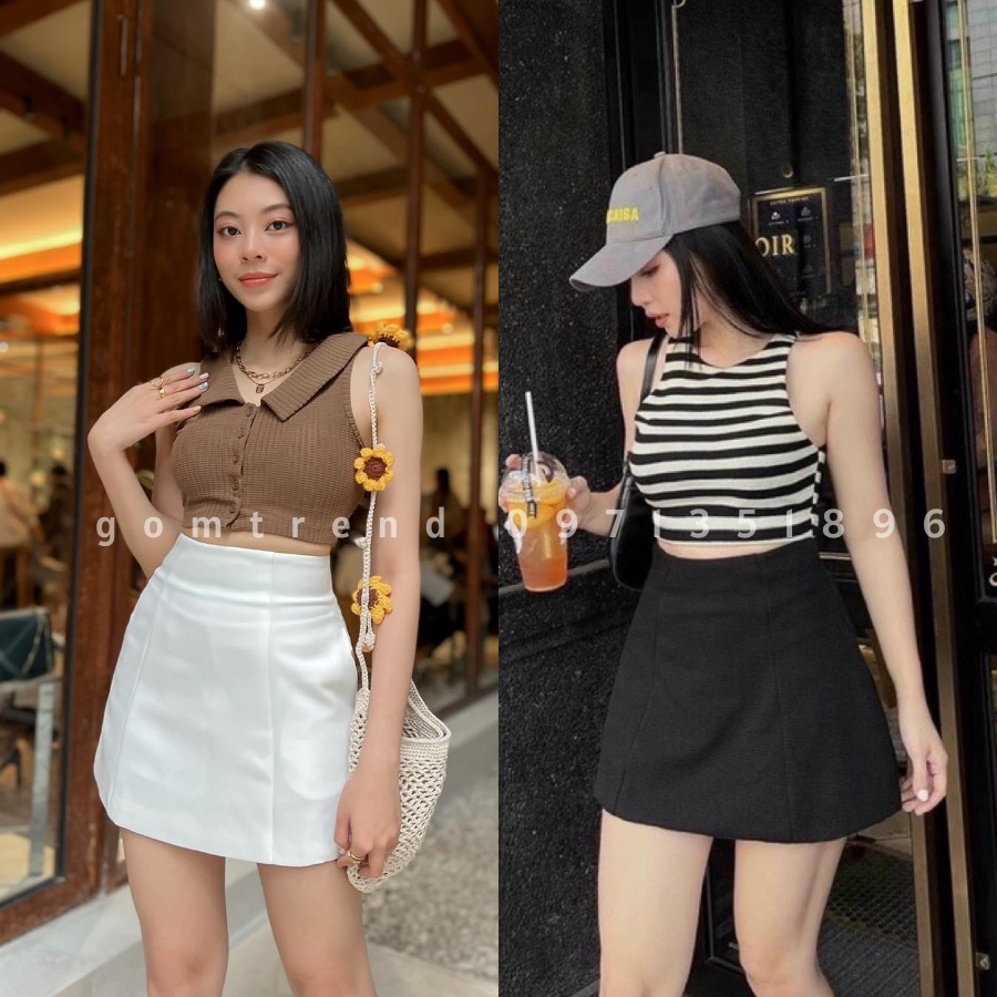 Chân Váy Xoè Phồng Dáng Chữ A Cạp Lưng Cao Bigsize Chất Liệu Kaki Trơn Cao Cấp-Chân Váy Thêu Con Ong Tôn Dáng GOM