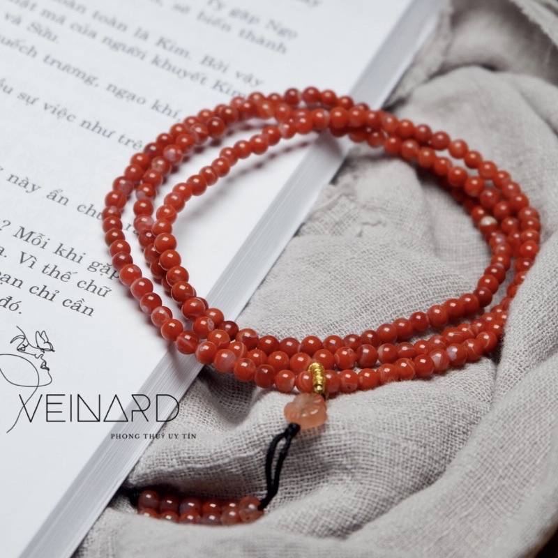 VÒNG TAY PHONG THUỶ LAM HỒNG NGOC 108 hạt