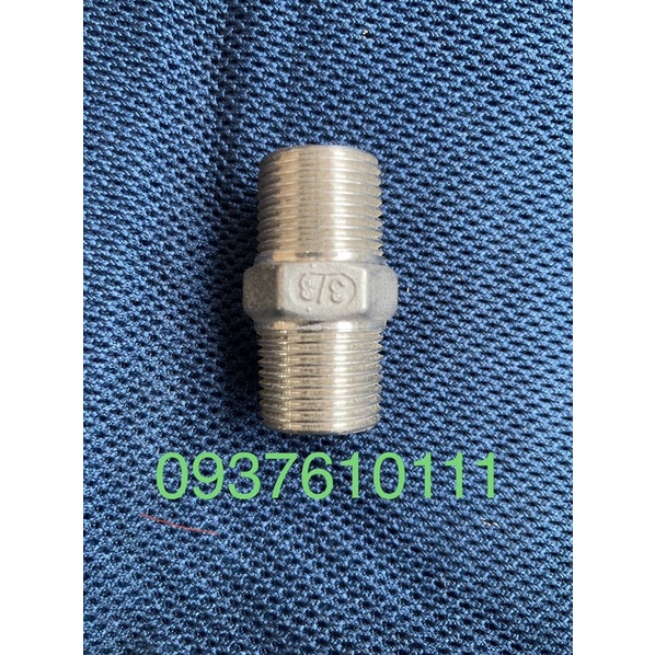 HAI ĐẦU REN NGOÀI INOX 304