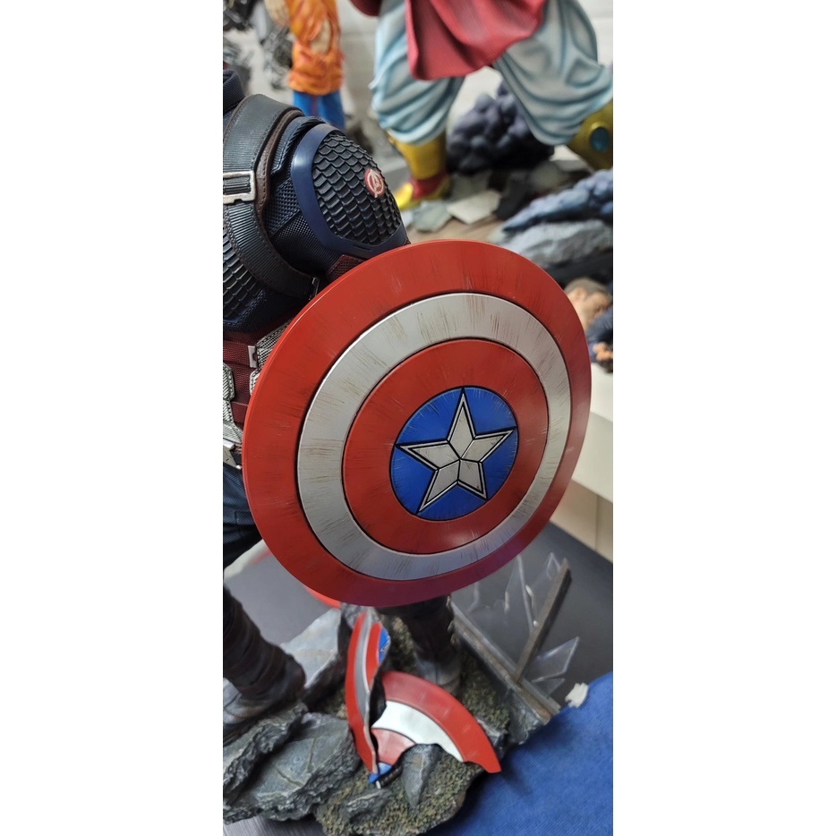 Mô hình Recast - Captain American tỷ lệ 1/4 Deluxe Iron đồ chơi trưng bày cao cấp vip