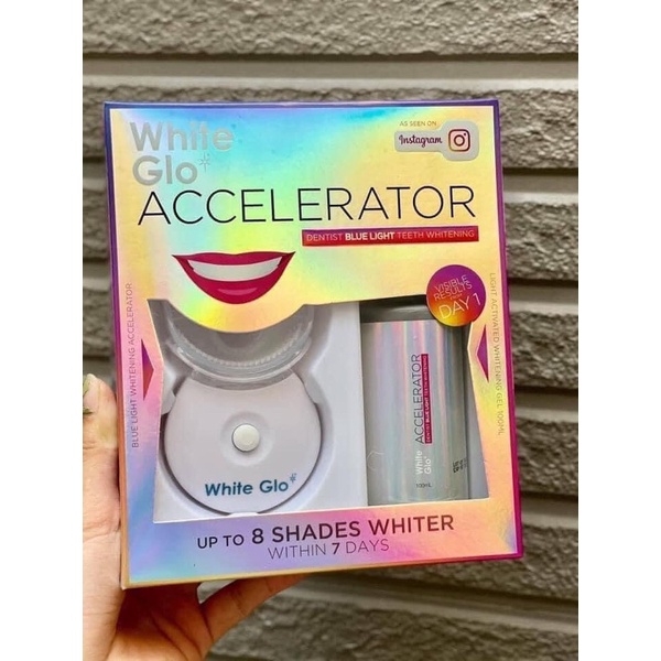 Set ngậm trắng răng WHITE GLO