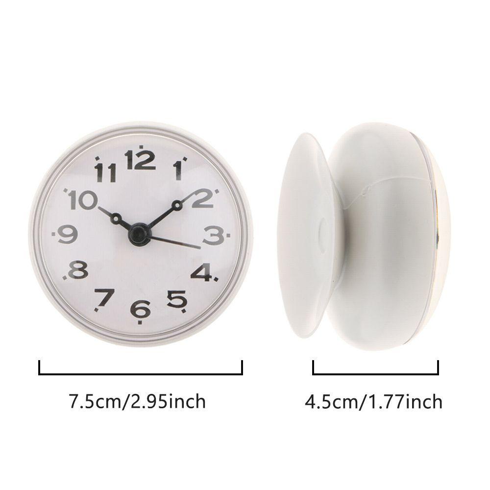 Đồng Hồ Treo Tường Mini Có Giác Hút Dành Cho Nhà Bếp Phòng Tắm