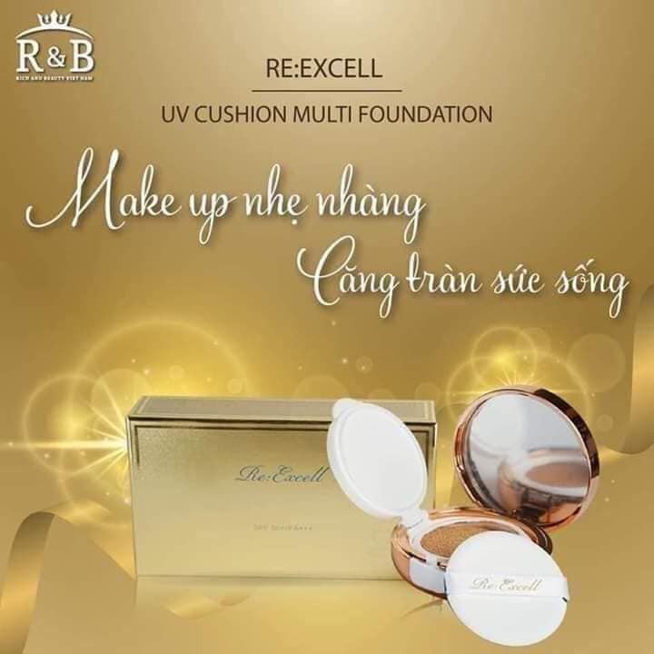 Phấn trang điểm Re:Excell UV Cushion Multi Foundation | BigBuy360 - bigbuy360.vn