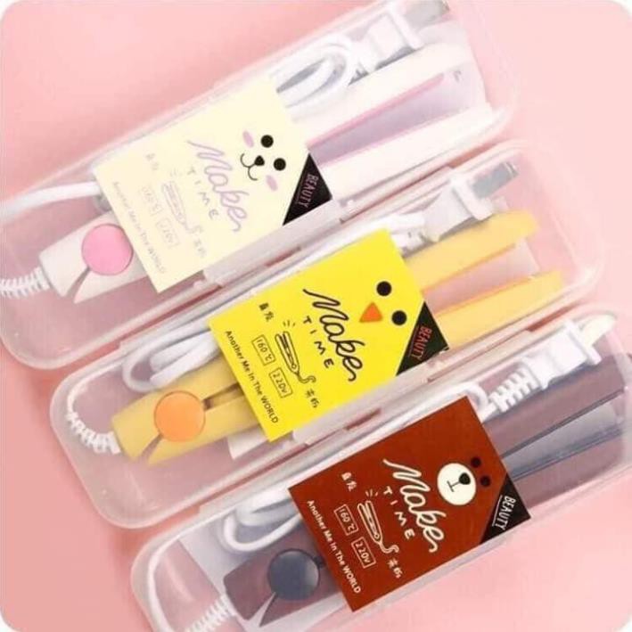 Máy uốn duỗi là tóc mini Make Time đa năng 2 trong 1 nhỏ gọn bỏ túi
