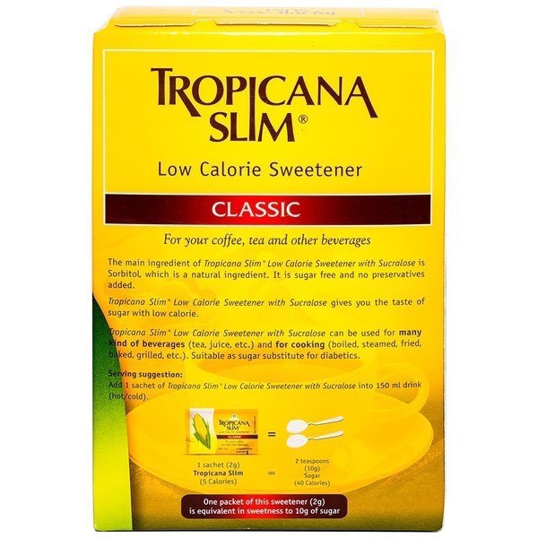 Đường Bắp Ăn Kiêng Tropicana Slim Classic 50 Gói - Victory Pharmacy