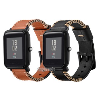 Dây Đeo Bằng Da Sang Trọng Cho Đồng Hồ Thông Minh Huami Amazfit Bip Lite Bip S U Bip 3 pro