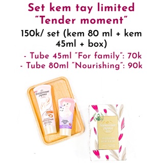 Set kem tay Nga limited Silky hand - “Tender moment”