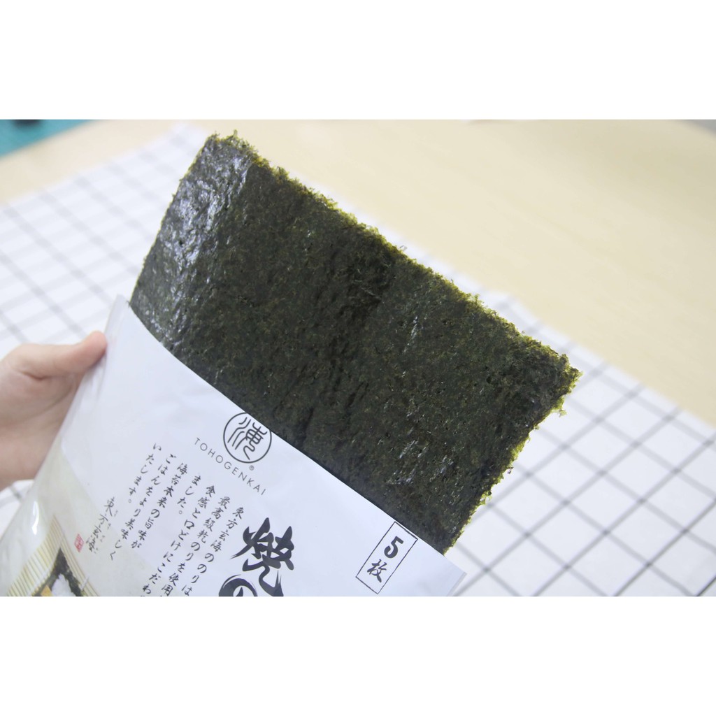 Rong Biển Cuộn Cơm Tohogenkai 10 lá 22g Nhập Khẩu Chính Hãng Từ Hàn Quốc - Rong Biển Làm Kimbap