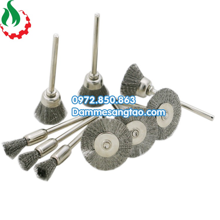 Chổi đánh rỉ sét trục 3mm -