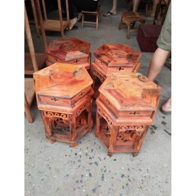 Đôn gỗ Trắc ,kích thước cao 40cm -Shop đồ gỗ Nhân Ái - HÀNG CHÍNH HÃNG - ĐÚNG HÌNH ĐÚNG MẪU