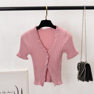 Áo Croptop Ôm Xẻ
