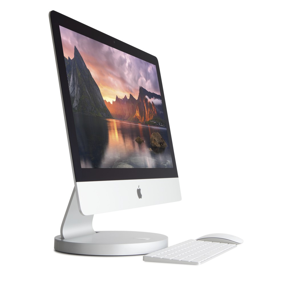 ĐẾ TẢN NHIỆT RAIN DESIGN (USA) I360 TURNTABLE IMAC 24-27″ SILVER – RD-10033 - HÀNG CHÍNH HÃNG