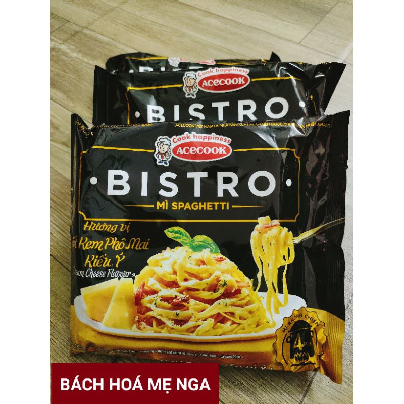 Mì trộn spaghetti Bistro xốt bò bằm/ phô mai gói 95g | BigBuy360 - bigbuy360.vn