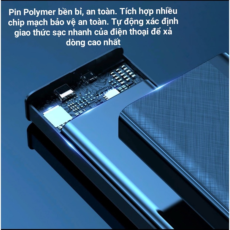Pin Sạc Dự Phòng E27 20000 mAh Sạc Siêu Nhanh Công Suất 66W