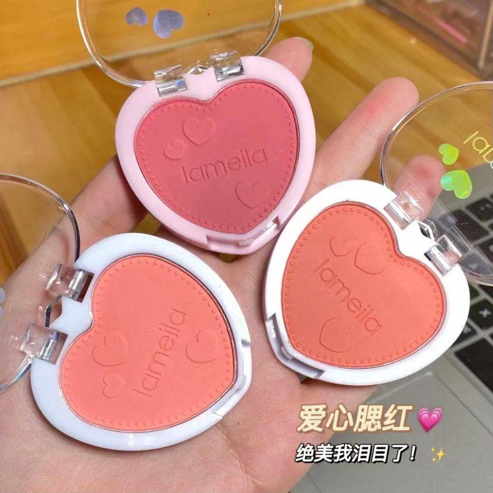 [Hàng mới về] Phấn má hồng một màu chất lì mịn không phai giúp lớp trang điểm tự nhiên