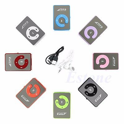 Máy nghe nhạc mp3 hỗ trợ thẻ nhớ 8gb sd tf + tai nghe chất lượng cao