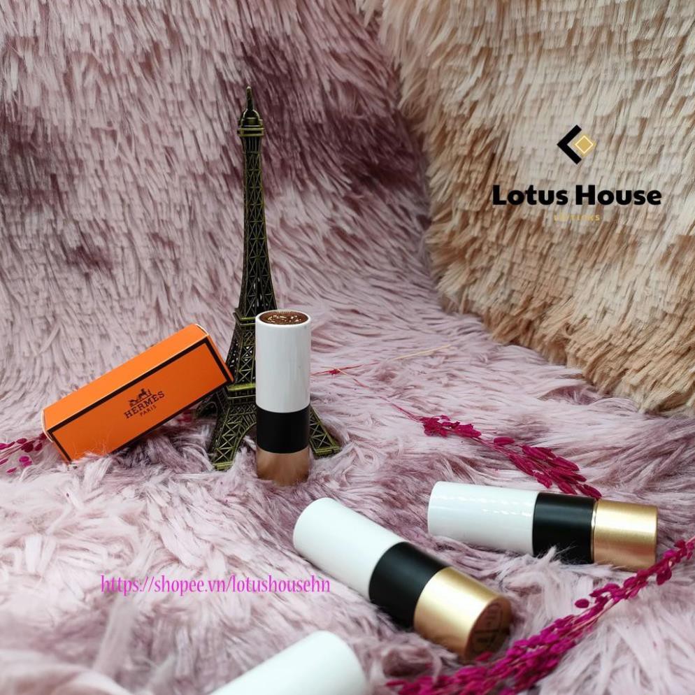 Son Hermes Satin Lipstick minisize 1.2g thiết kế biểu tượng siêu sang chảnh với bờ môi mềm mại bền màu