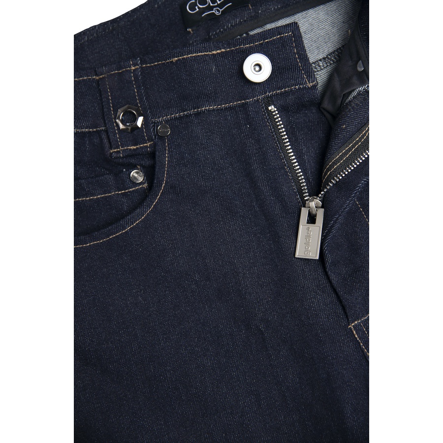 Quần denim kaki "GOLDIE MULTI BELT LOOPS" thiết kế phá cách