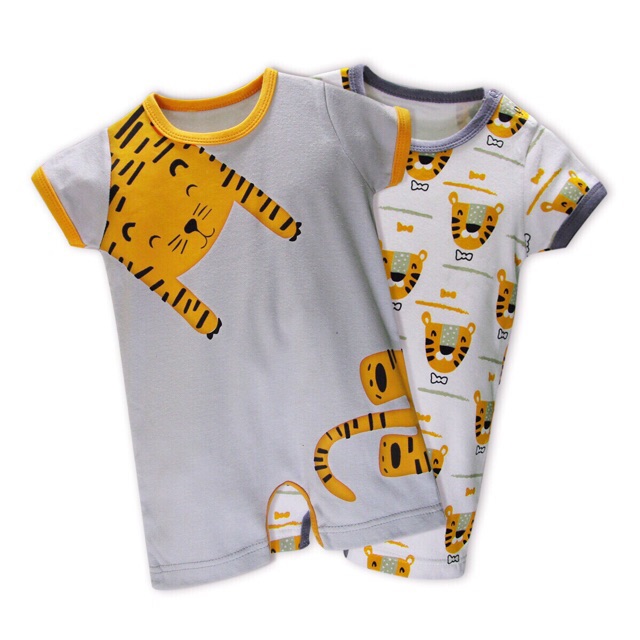 Set 2 body đùi xuất dư cho bé trai và gái 0-12tg, body cộc, body xuất mỹ