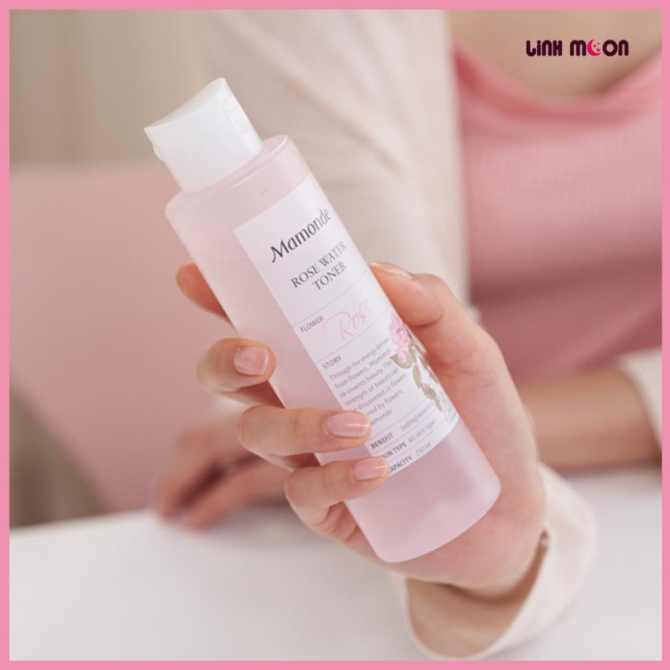 Nước hoa hồng Mamonde Toner 250ml - Cấp ẩm, kiềm dầu, se khít lỗ chân lông