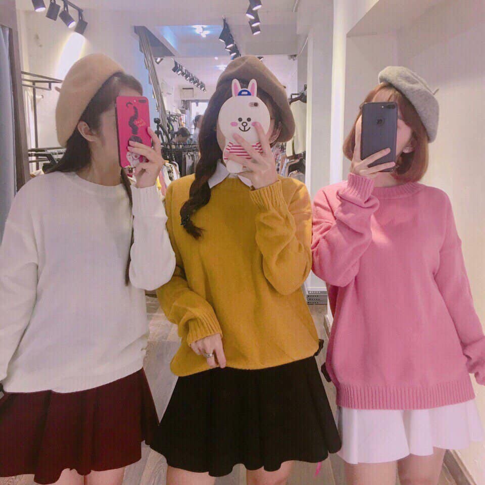 Áo len nữ bo gấu, Áo len 2017