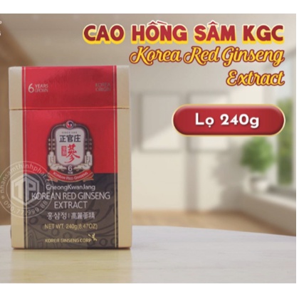 1.Cao hồng sâm Hàn Quốc KGC 240g Cheong Kwan Jang KGC ROYAL PLUS