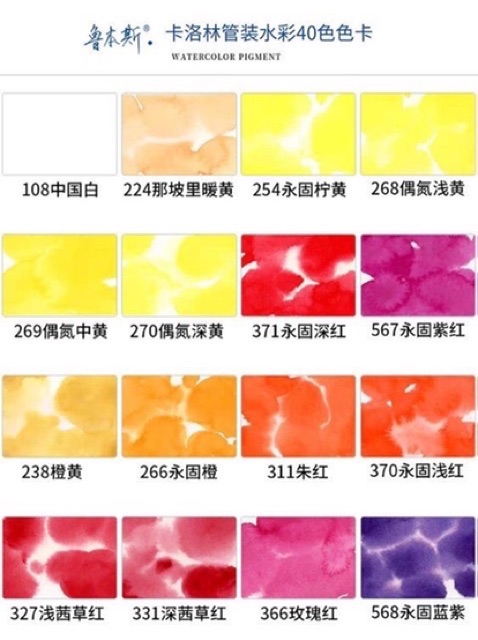 Màu vẽ dạng tube 5ml dòng học sinh - full 40 màu Paul Rubens Students Class 🐻🌸