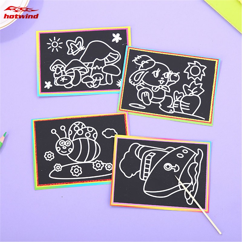 Set 10 Giấy Vẽ Tranh Sáng Tạo Cho Bé