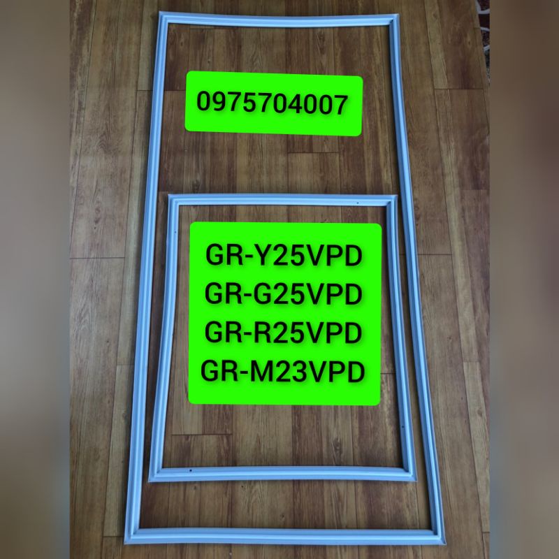 Bộ Ron Gioăng Tủ Lạnh Toshiba GR-Y25VPD/ GR-G25VPD/GR-R25VPD/GR-M23VPD Loại Cài
