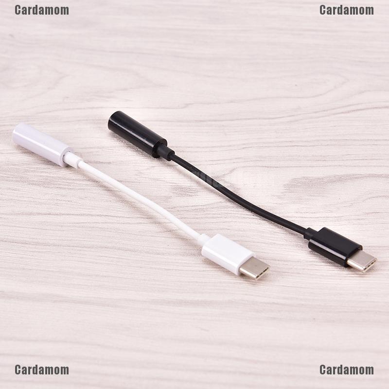 Dây cáp nối đầu USB Type C sang đầu cắm tai nghe 3.5mm cho Samsung LG Xiaomi LeEco