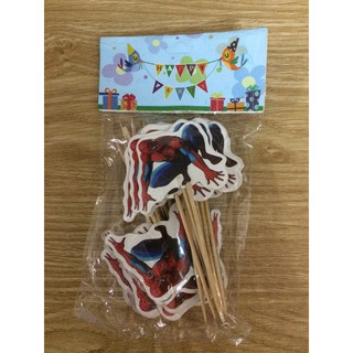 24 cắm giấy trang trí bánh