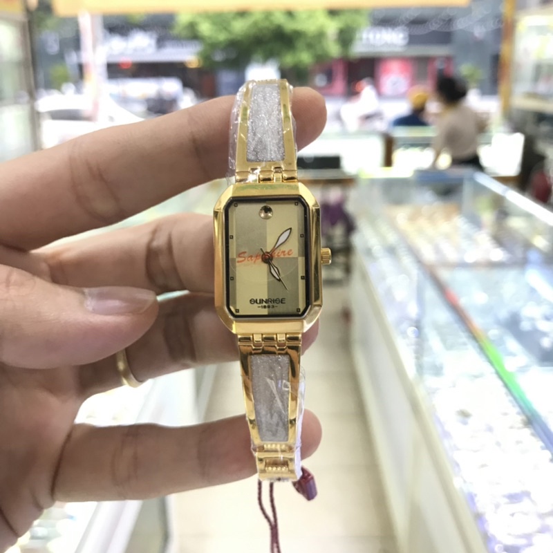 Đồng hồ nữ SUNRISE 9958SA full hộp thẻ chính hãng, kính sapphire chống xước