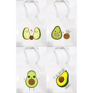 Túi tote quả bơ avocado TT10 dễ thương hoạt hình