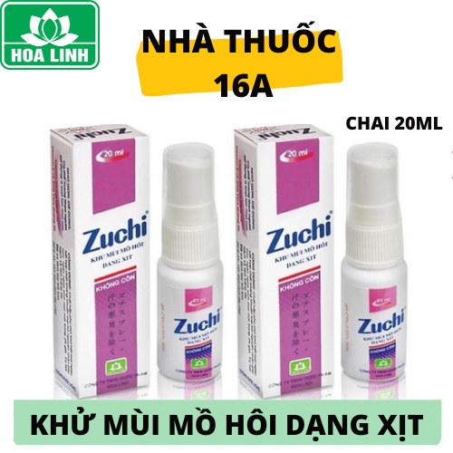 XỊT NGĂN MỒ HÔI ZUCHI - KHỬ MÙI NHANH CHÓNG, TỰ TIN QUYẾN RŨ - CHÍNH HÃNG CÔNG TY