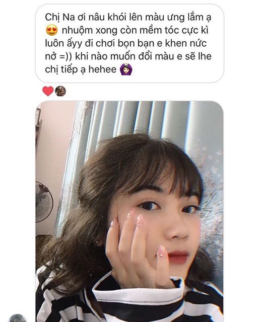 Thuốc nhuộm màu NÂU ÁNH KHÓI kèm trợ dưỡng găng tay thuocnhuomtoc60k.hanoi | BigBuy360 - bigbuy360.vn