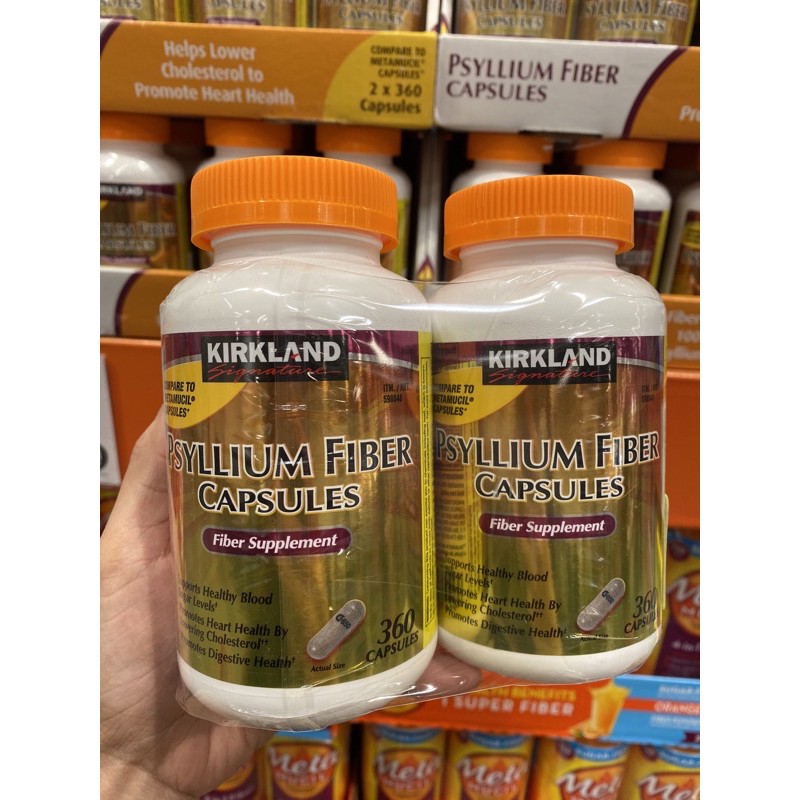 Kirkland Psyllium fiber capsules kirkland fiber