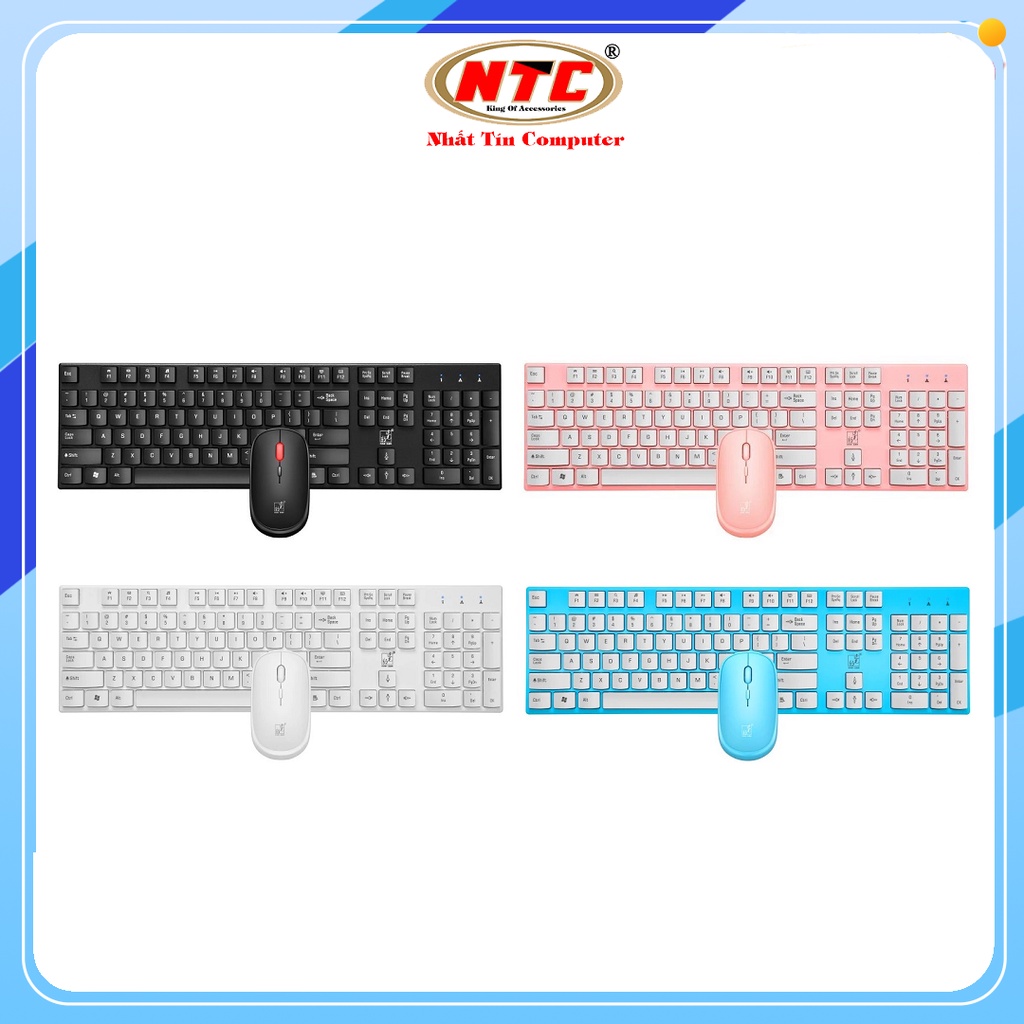 Combo bàn phím và chuột Wireless NTC 8820 - Nhất Tín Computer