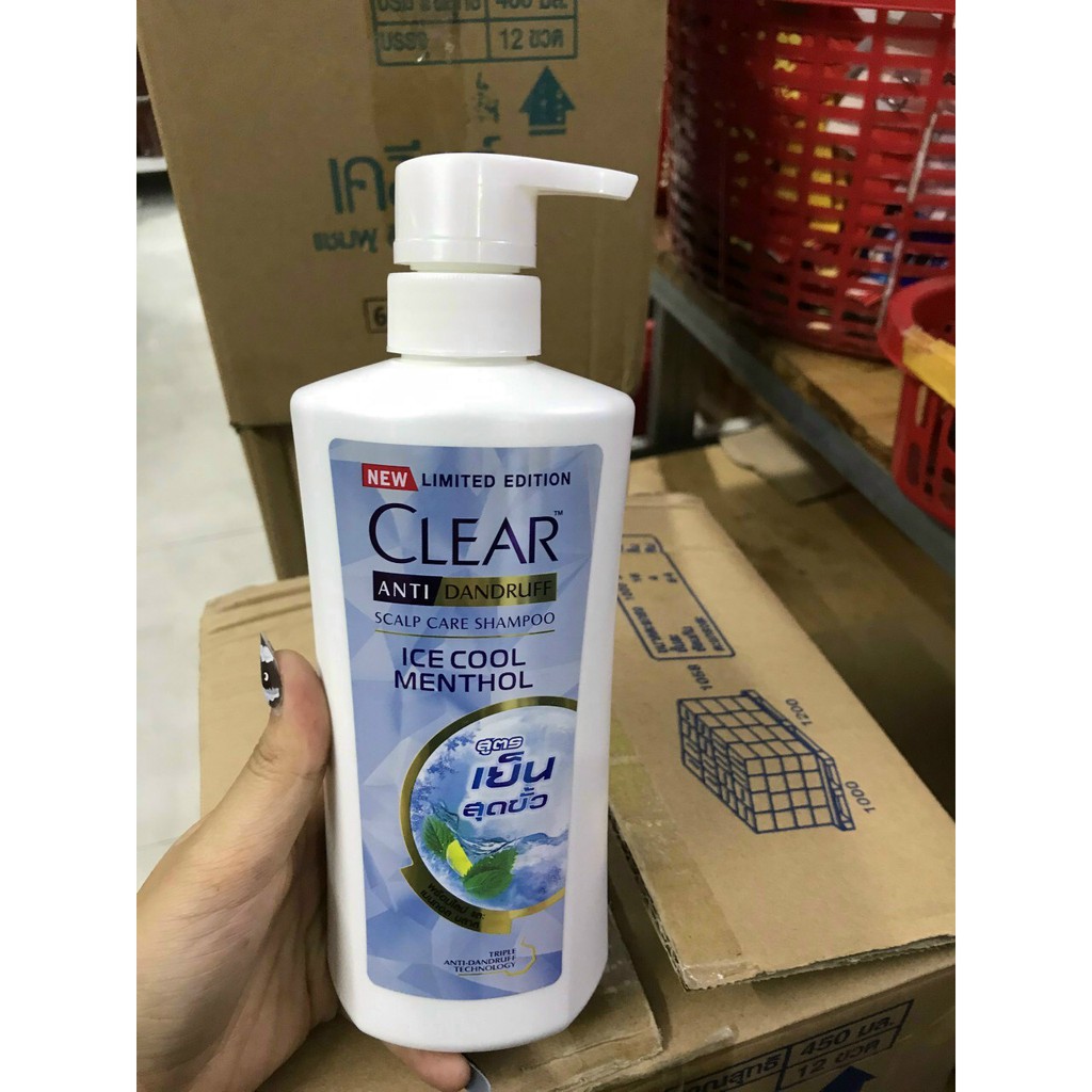 Dầu gội Clear Bạc Hà Thái Lan 480ml