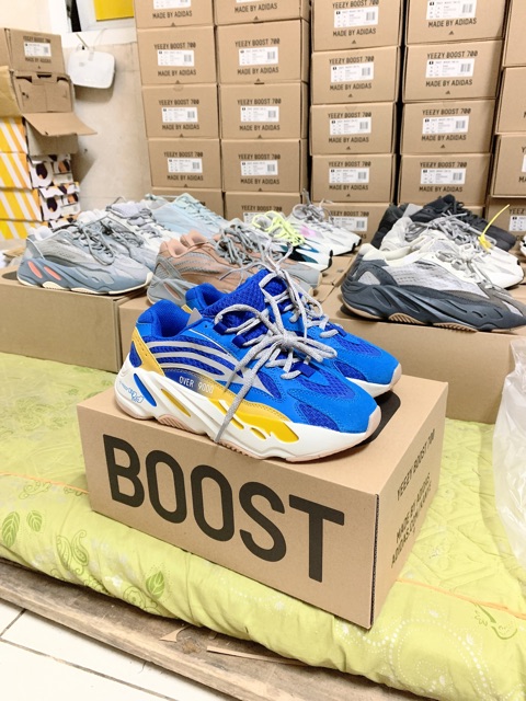 XẢ LV-NEW ⚡ [XẢ KHO] Giày yeezy 700 xanh trắng nâu [ĐEP CHUẨN ] 🔥 ✔️ : 🔥 XIÊU RẺ " ) '