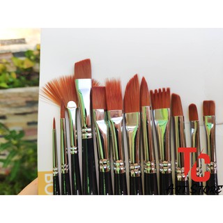 Bộ Cọ Bomega Nhiều  Đầu  (12 Cây đầy đủ đầu cọ)