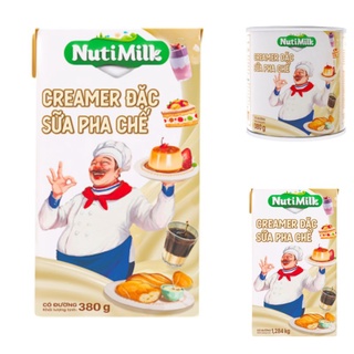 Sữa đặc pha chế Nutimilk lon sắt, hộp giấy / Creamer đặc pha trà sữa
