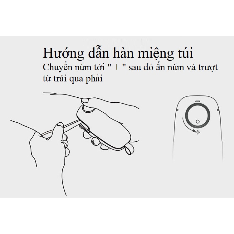 Máy Ép Miệng Túi Nhựa Đồ Ăn Bảo Quản An Toàn Tiện Lợi Độc Đáo F1H