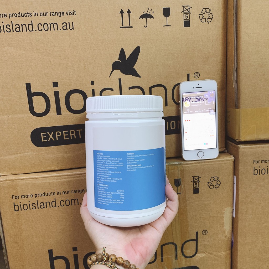 Dầu cá Healthy Care Fish Oil Omega 3 1000mg, Úc  bổ sung DHA cho người từ 6 tuổi trở lên