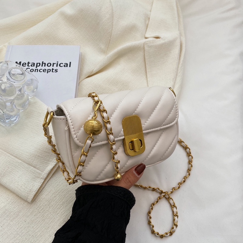 Túi Đeo Vai Cỡ Nhỏ Dây Xích Thời Trang Mùa Hè 2022 Cho Nữ